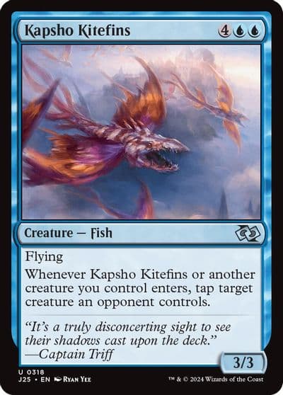 Kapsho Kitefins Foundations Jumpstart Magic card