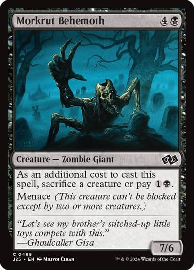 Morkrut Behemoth Foundations Jumpstart Magic card