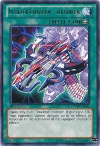 Inzektor Crossbow Zektarrow Galactic Overlord Yu-Gi-Oh! card