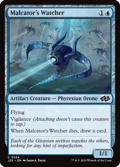 Malcators Watcher Foundations Jumpstart Magic card