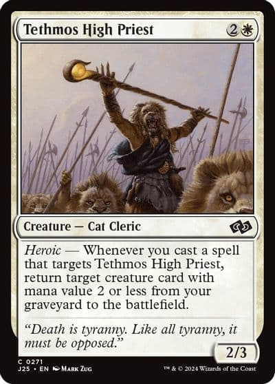 Tethmos High Priest Foundations Jumpstart Magic card