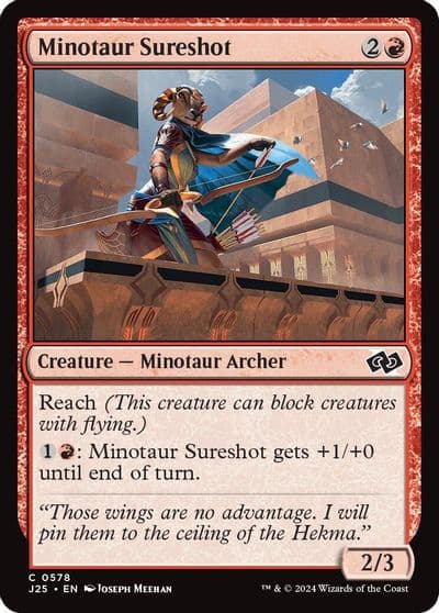 Minotaur Sureshot Foundations Jumpstart Magic card