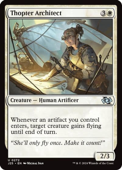 Thopter Architect Foundations Jumpstart Magic card