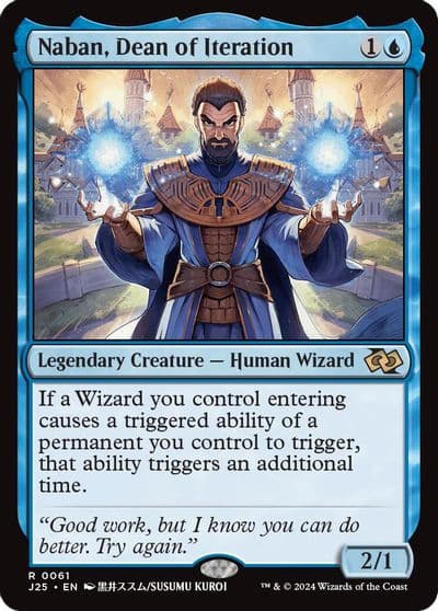 Naban Dean of Iteration Anime Foundations Jumpstart Magic card