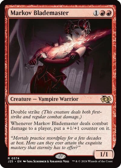 Markov Blademaster Foundations Jumpstart Magic card