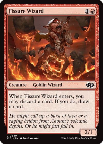 Fissure Wizard Foundations Jumpstart Magic card