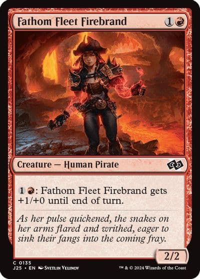 Fathom Fleet Firebrand Foundations Jumpstart Magic card