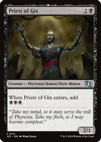 Priest of Gix Foundations Jumpstart Magic card