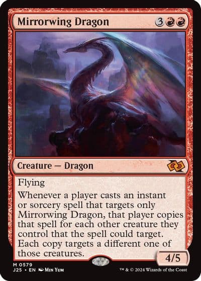 Mirrorwing Dragon Foundations Jumpstart Magic card