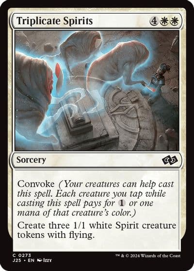 Triplicate Spirits Foundations Jumpstart Magic card