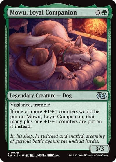 Mowu Loyal Companion Anime Foundations Jumpstart Magic card