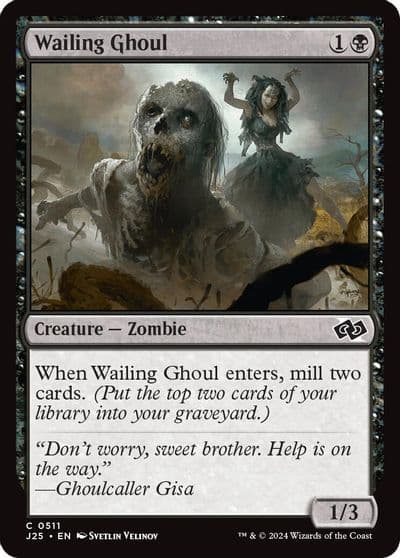 Wailing Ghoul Foundations Jumpstart Magic card