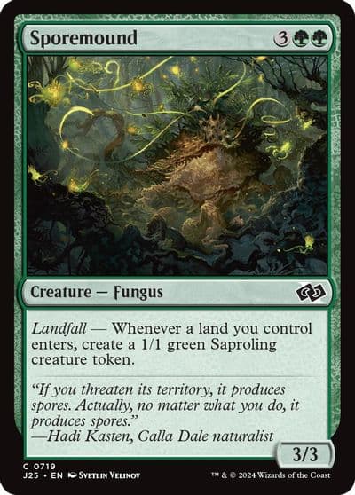 Sporemound Foundations Jumpstart Magic card