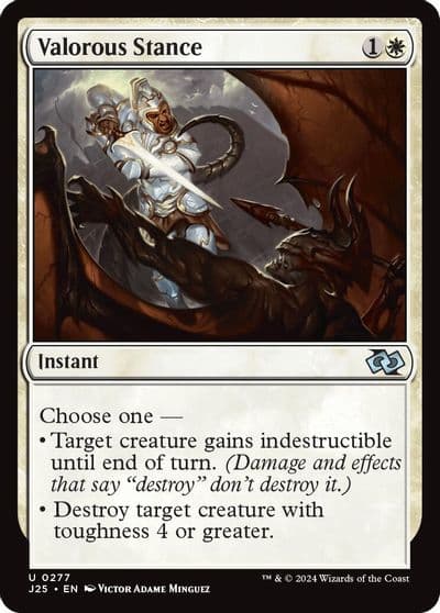 Valorous Stance Foundations Jumpstart Magic card