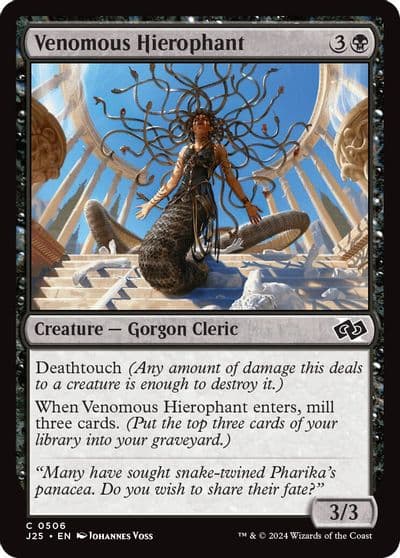 Venomous Hierophant Foundations Jumpstart Magic card
