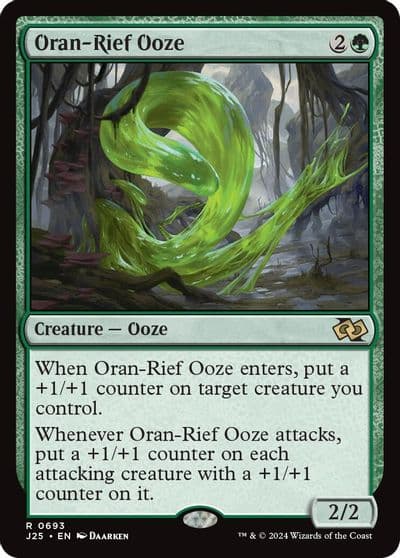 Oran Rief Ooze Foundations Jumpstart Magic card