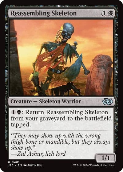 Reassembling Skeleton Foundations Jumpstart Magic card