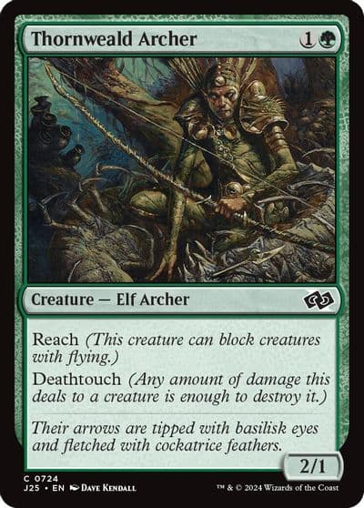 Thornweald Archer Foundations Jumpstart Magic card