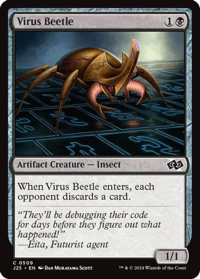 Virus Beetle Foundations Jumpstart Magic card
