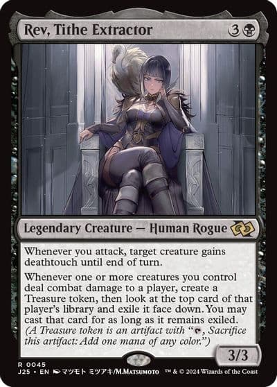 Rev Tithe Extractor Anime Foundations Jumpstart Magic card