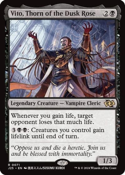 Vito Thorn of the Dusk Rose Anime Foundations Jumpstart Magic card