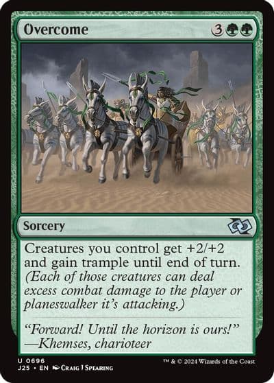 Overcome Foundations Jumpstart Magic card
