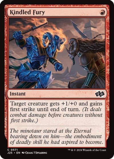 Kindled Fury Foundations Jumpstart Magic card