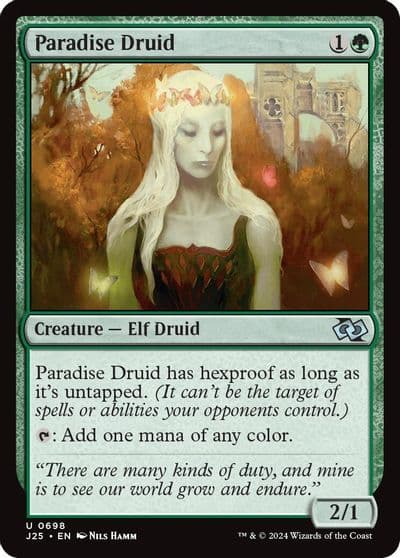 Paradise Druid Foundations Jumpstart Magic card