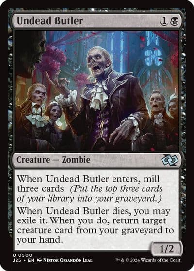 Undead Butler Foundations Jumpstart Magic card