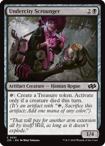 Undercity Scrounger Foundations Jumpstart Magic card