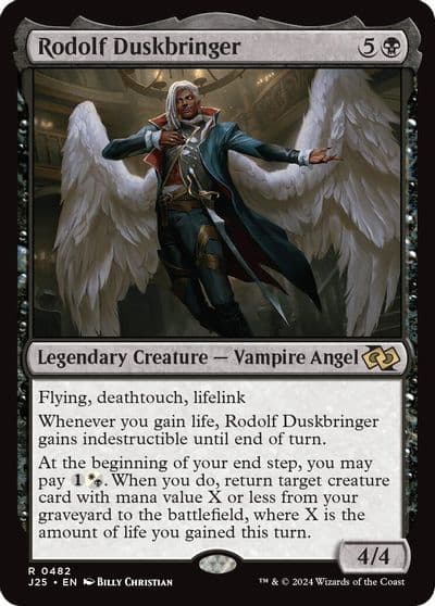 Rodolf Duskbringer Foundations Jumpstart Magic card