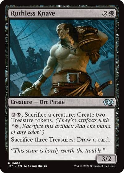 Ruthless Knave Foundations Jumpstart Magic card
