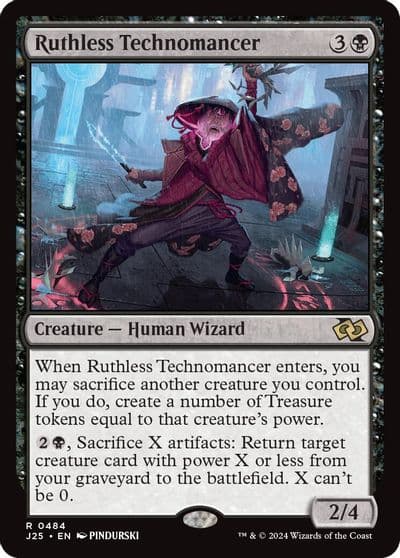 Ruthless Technomancer Foundations Jumpstart Magic card