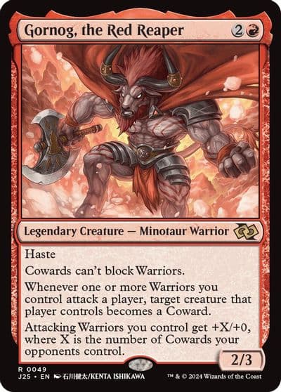 Gornog the Red Reaper Anime Foundations Jumpstart Magic card