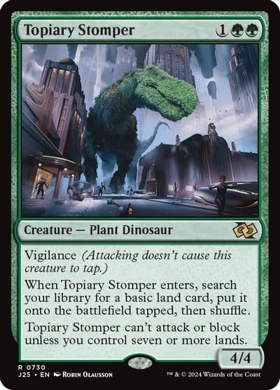 Topiary Stomper Foundations Jumpstart Magic card