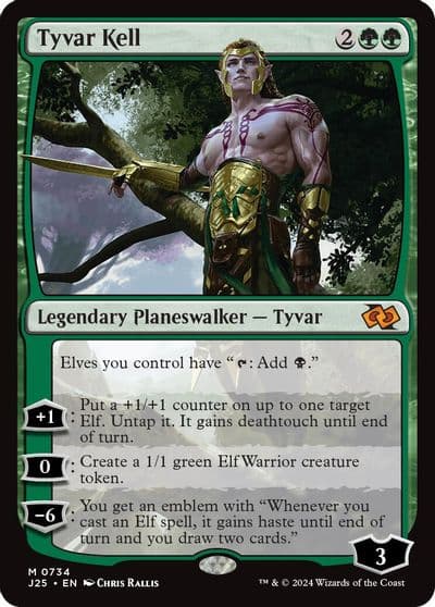 Tyvar Kell Foundations Jumpstart Magic card
