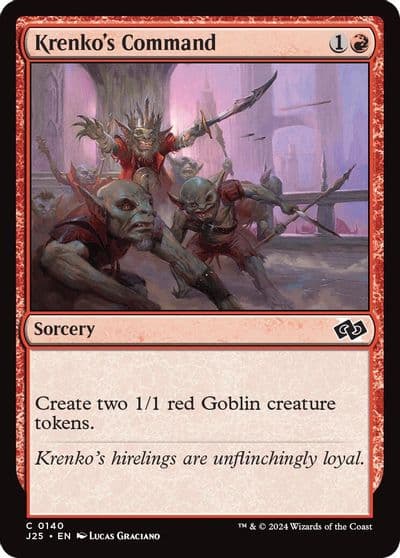 Krenkos Command Foundations Jumpstart Magic card