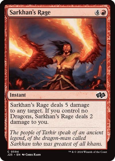 Sarkhans Rage Foundations Jumpstart Magic card