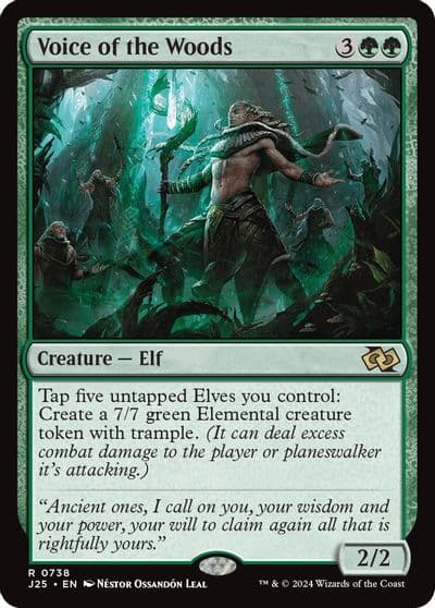 Voice of the Woods Foundations Jumpstart Magic card