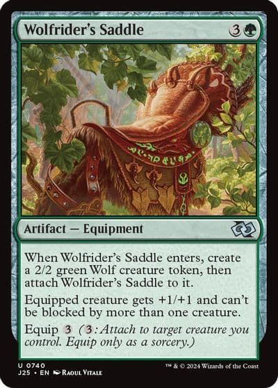 Wolfriders Saddle Foundations Jumpstart Magic card