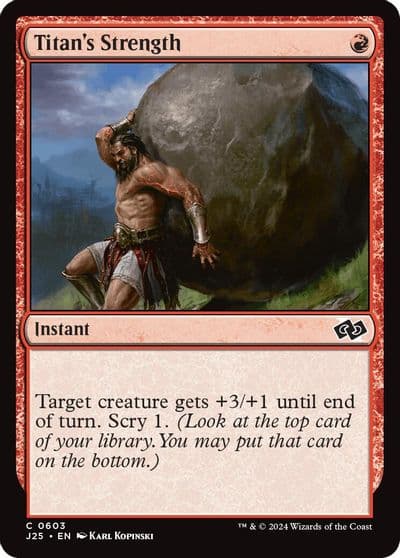 Titans Strength Foundations Jumpstart Magic card