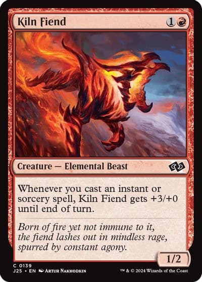 Kiln Fiend Foundations Jumpstart Magic card