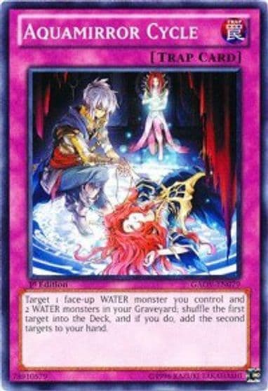 Aquamirror Cycle Galactic Overlord Yu-Gi-Oh! card