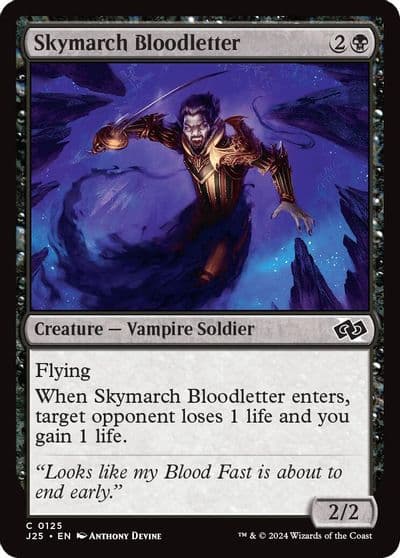 Skymarch Bloodletter Foundations Jumpstart Magic card