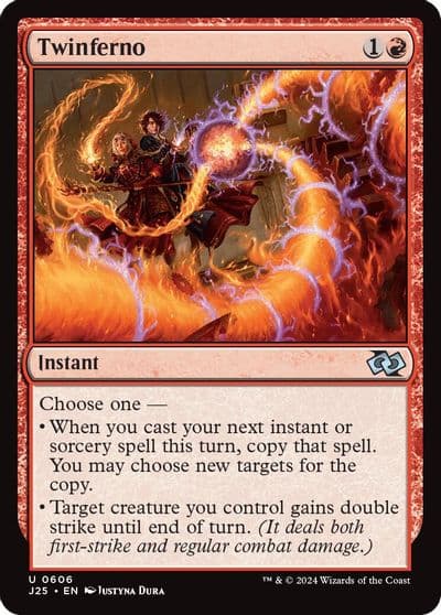 Twinferno Foundations Jumpstart Magic card