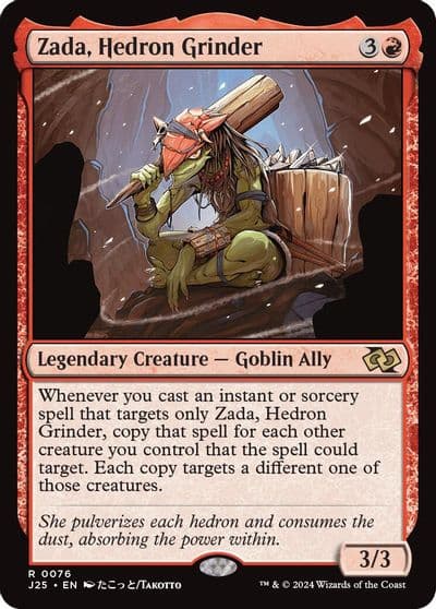 Zada Hedron Grinder Anime Foundations Jumpstart Magic card