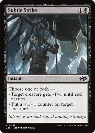 Subtle Strike Foundations Jumpstart Magic card
