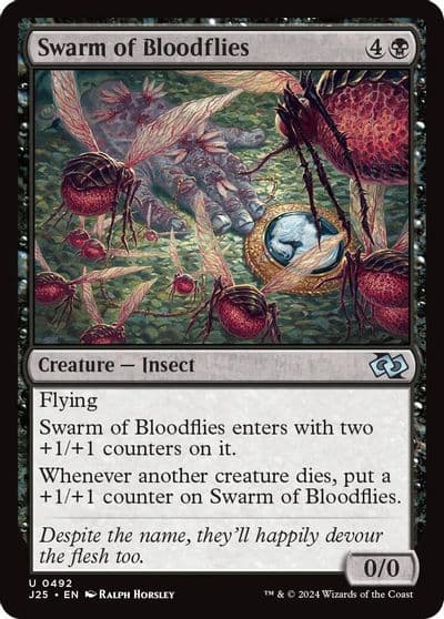 Swarm of Bloodflies Foundations Jumpstart Magic card