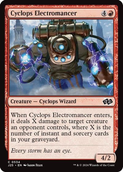 Cyclops Electromancer Foundations Jumpstart Magic card