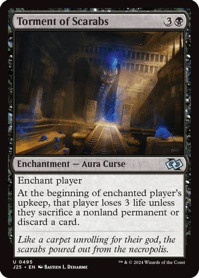 Torment of Scarabs Foundations Jumpstart Magic card